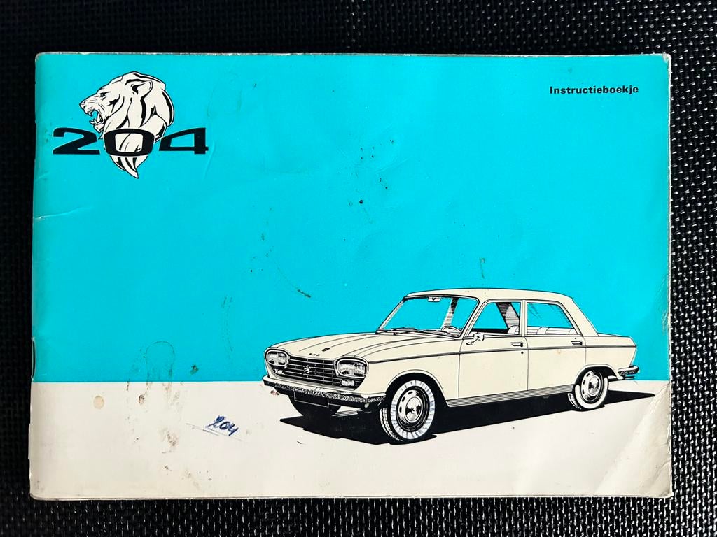 Peugeot 204 handleiding, Auto diversen, Handleidingen en Instructieboekjes, Verzenden