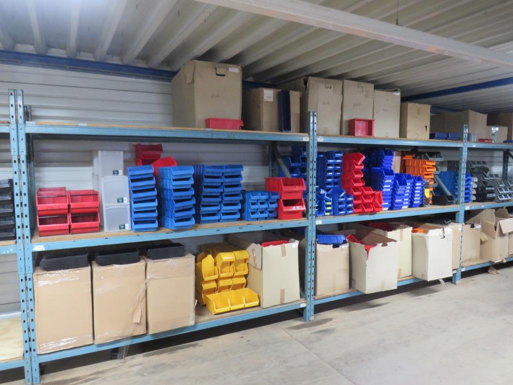 magazijnbakken voorraadbakken opslagbakken stapelbakken, Zandhaarweg, Zo goed als nieuw, Stapelbak, Ophalen