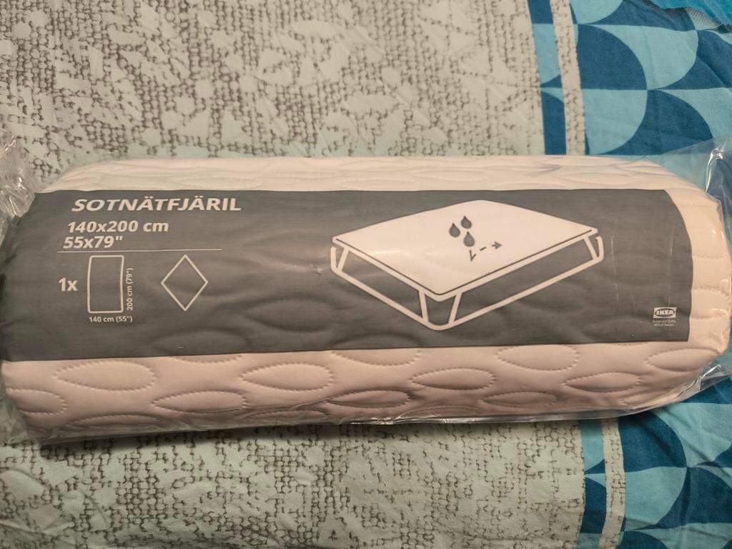 Matrasbeschermer Ikea nieuw!, Wit, Overige typen, Ophalen of Verzenden, Nieuw