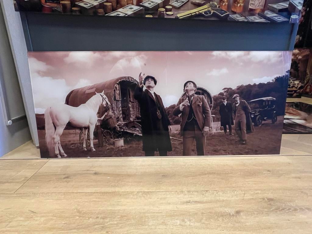 Peaky Blinders Print 120x50 cm, Huis en Inrichting, Woonaccessoires | Schilderijen, Tekeningen en Foto's, Ophalen of Verzenden