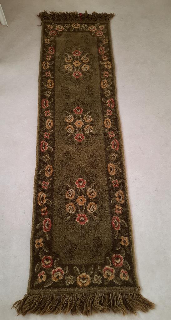 Vintage retro Bergoss Kabristan loper nieuwstaat, Minder dan 50 cm, Ophalen of Verzenden, Zo goed als nieuw, Rechthoekig