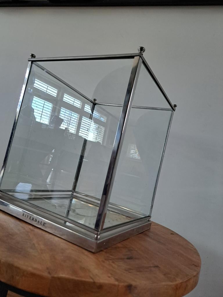 Riverdale vitrine/windlicht, Ophalen, Zo goed als nieuw, Overige materialen, Minder dan 25 cm