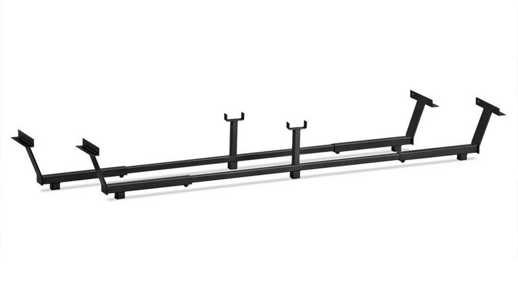 Potenset Zelfdragend Lattenbodem, Zwart, Tweepersoons, Zo goed als nieuw, 200 cm