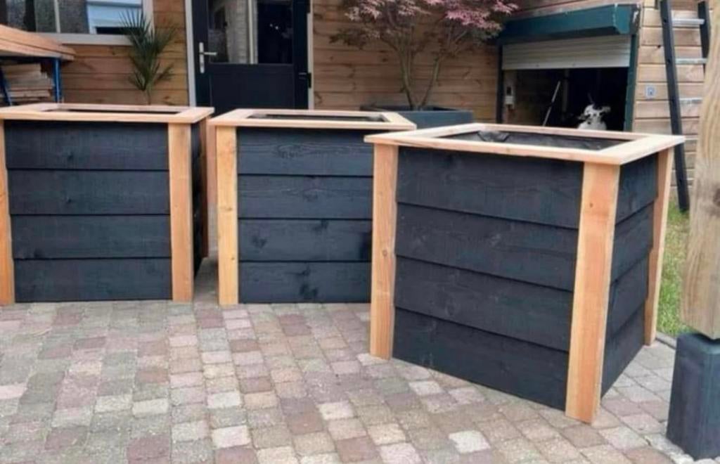 DOUGLAS KWALITEIT BLOEMBAK, Ophalen, Nieuw, Hout, Overige typen