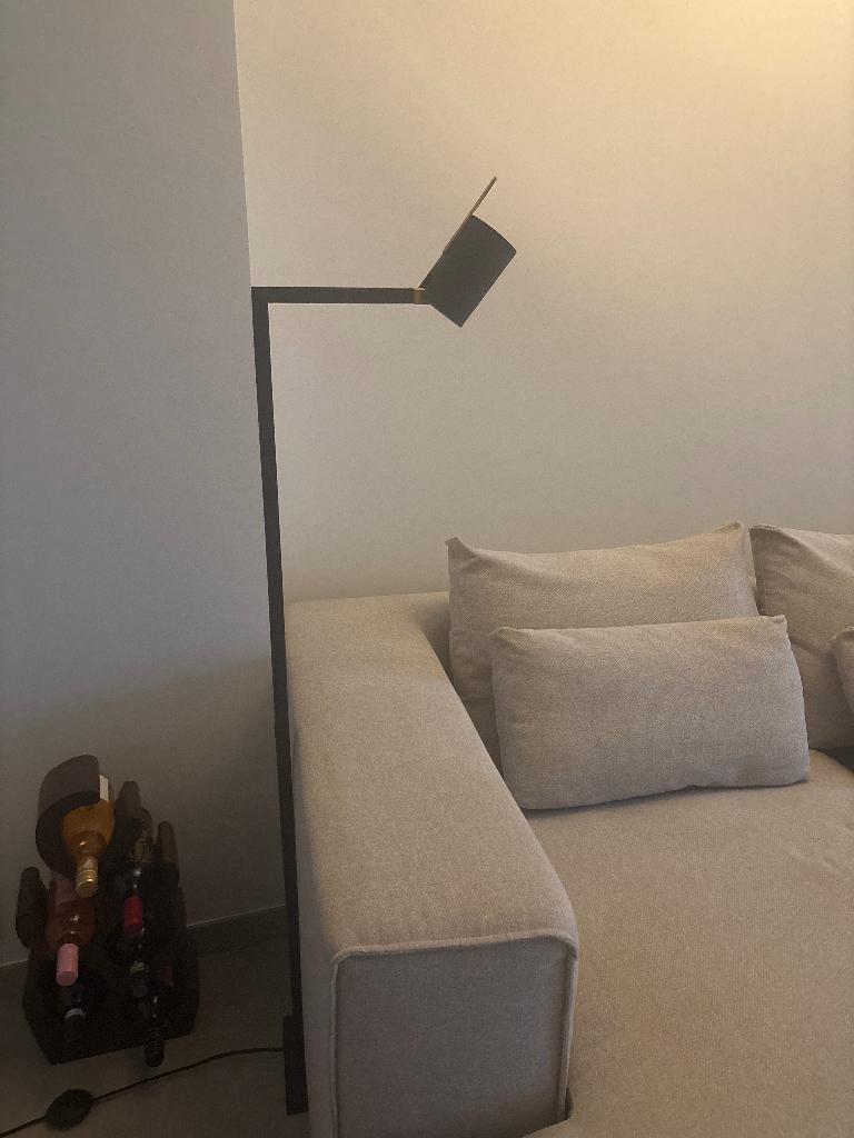 Lucide zwarte vloerlamp, Ophalen, Zo goed als nieuw, Metaal, 150 tot 200 cm