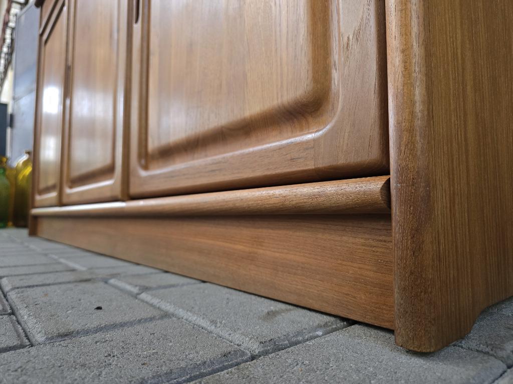 Dyrlund Deens Design Teak Houten Dressoir | Vintage Kast, Gebruikt, 150 tot 200 cm, Ophalen of Verzenden, Overige houtsoorten