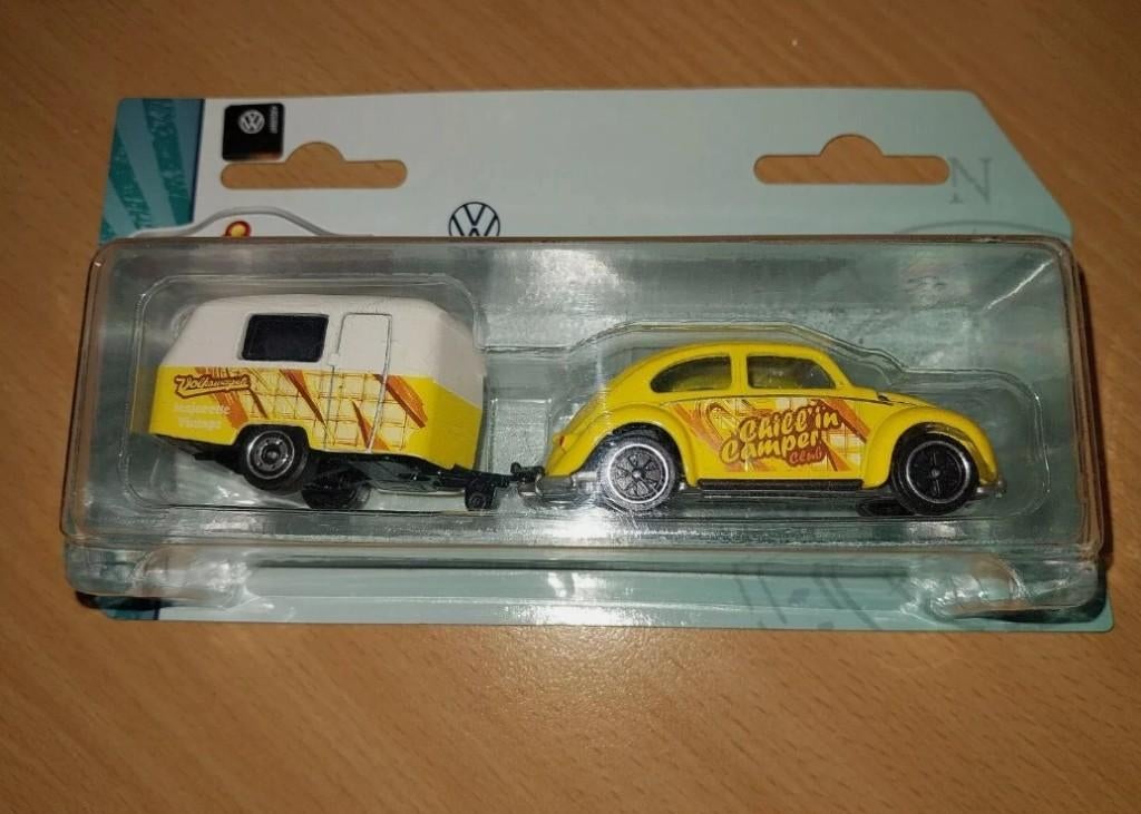 Volkswagen VW Kever Beetle & Caravan Majorette NIEUW, Ophalen of Verzenden, Nieuw, Auto
