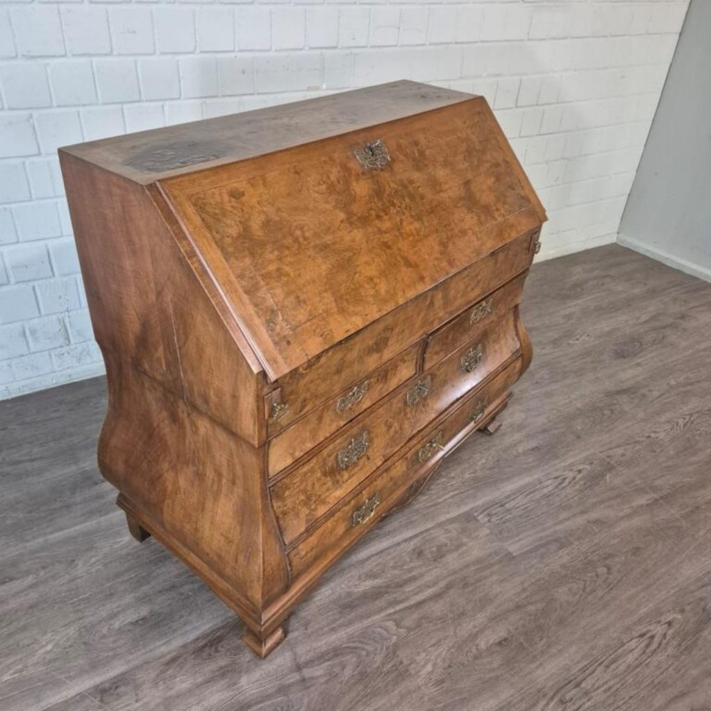 26154 Secretaire Barok 1780 Noten, Ophalen, Zo goed als nieuw, Barok