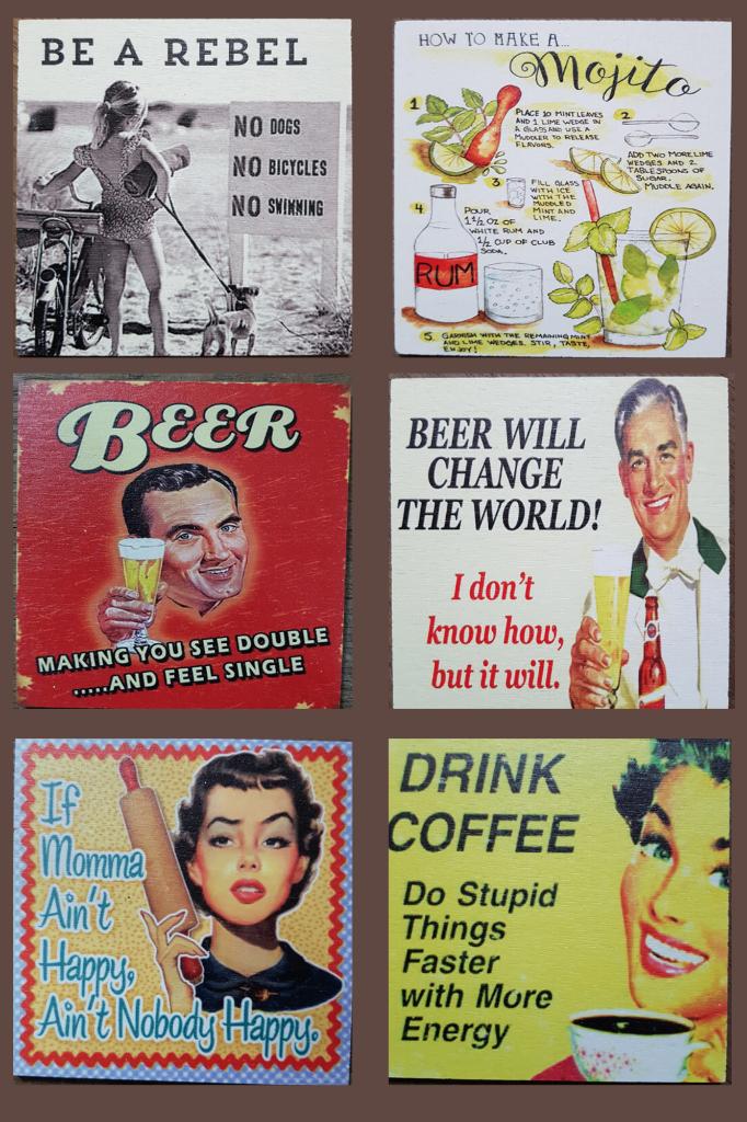 Onderzetters, beer,alcohol, coffee,GRATIS HOUDER, Ophalen of Verzenden, Nieuw