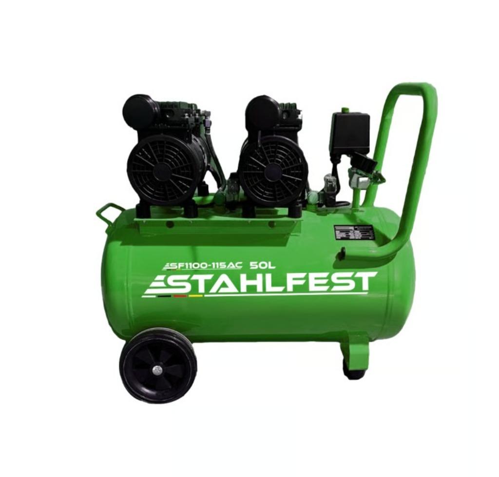 Luchtcompressor | Stahlfest | 24/50L | Nieuw, 6 tot 10 bar, Nieuw, Ophalen of Verzenden, Geluidgedempt