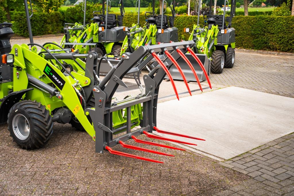 puinbak shovel wiellader balenklem mestgreep grasvork, Ophalen, Wiellader of Shovel