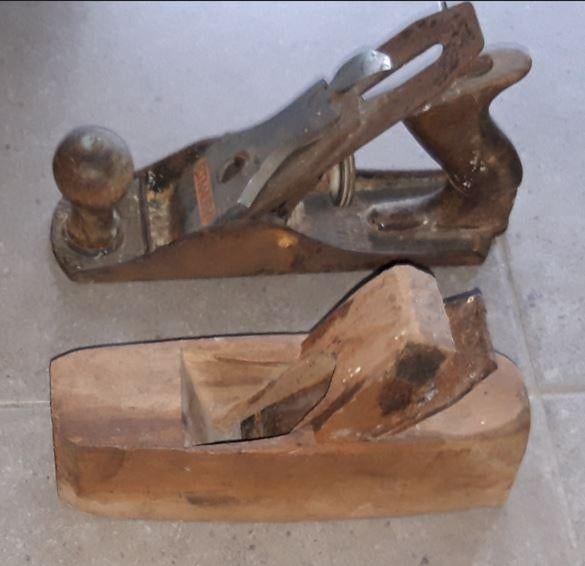 Antiek schaaf gereedschap + diverse gereedschap, Antiek en Kunst, Antiek | Gereedschap en Instrumenten, Ophalen of Verzenden