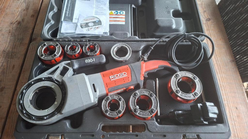 Ridgid 690-1 draadsnijtang draadsnijmachine draadsnijder., ., Ophalen of Verzenden, Zo goed als nieuw, .