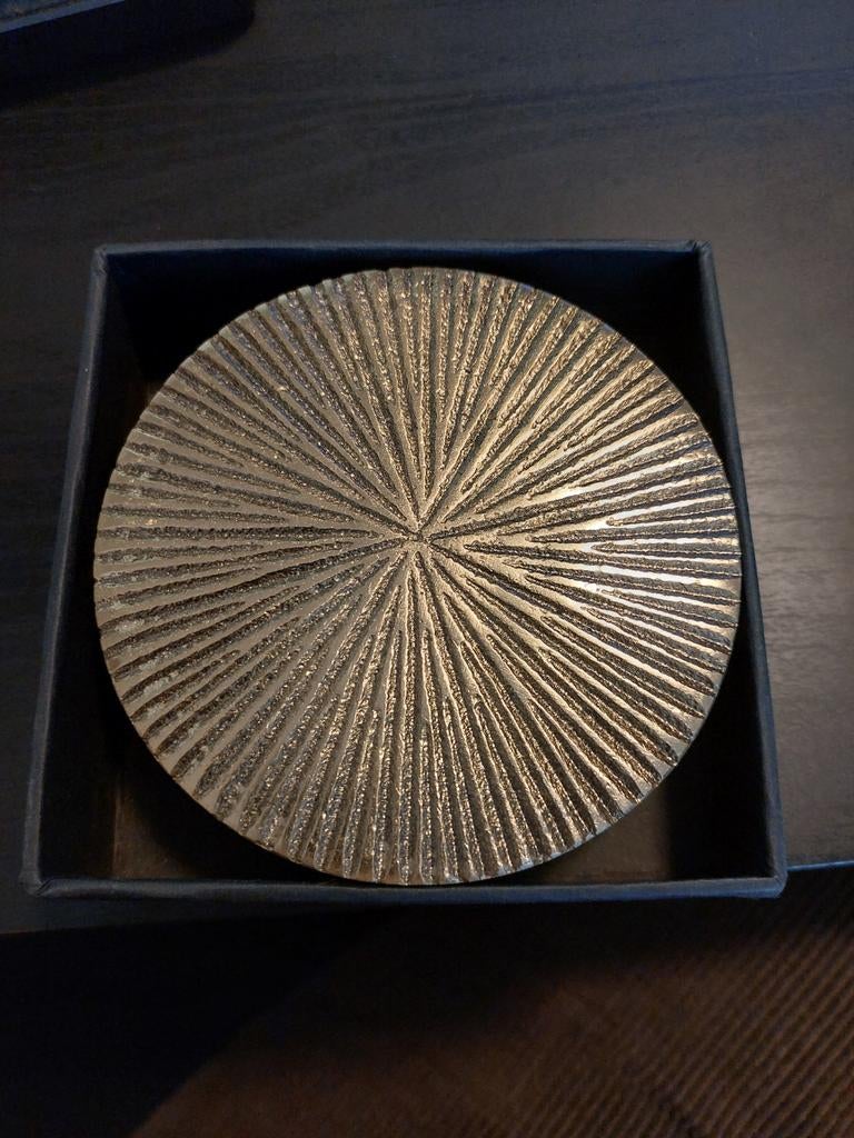 SP collection Goud Charm coaster set/4, Huis en Inrichting, Ophalen, Nieuw, Glas of Kopje