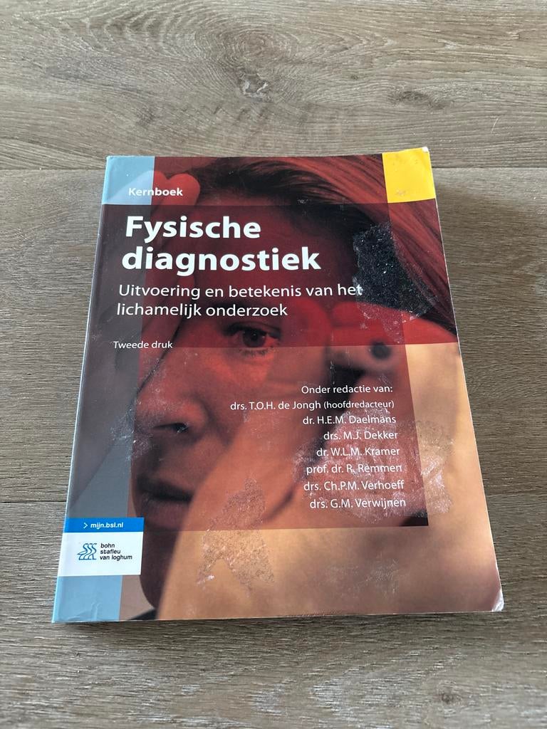 Fysische Diagnostiek - Uitvoering en betekenis, Boeken, Studieboeken en Cursussen, Zo goed als nieuw, HBO, Beta, Ophalen of Verzenden
