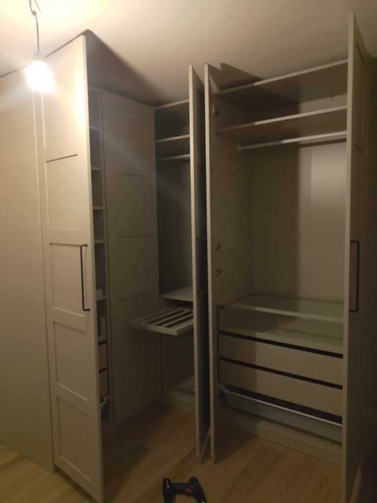 IKEA PAX MALM & BESTA MONTAGE V.A. 50EURO, Ophalen of Verzenden, Zo goed als nieuw, 50 tot 75 cm, 200 cm of meer