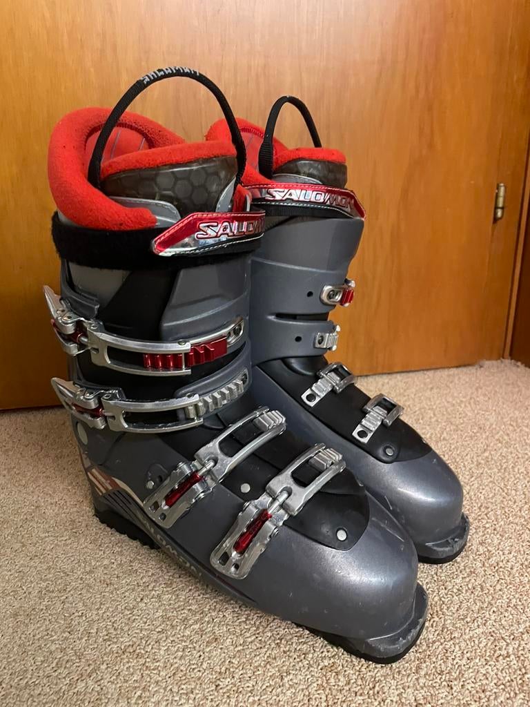Salomon skischoenen maat 44 / 45, Ophalen, 160 tot 180 cm, Gebruikt, Schoenen