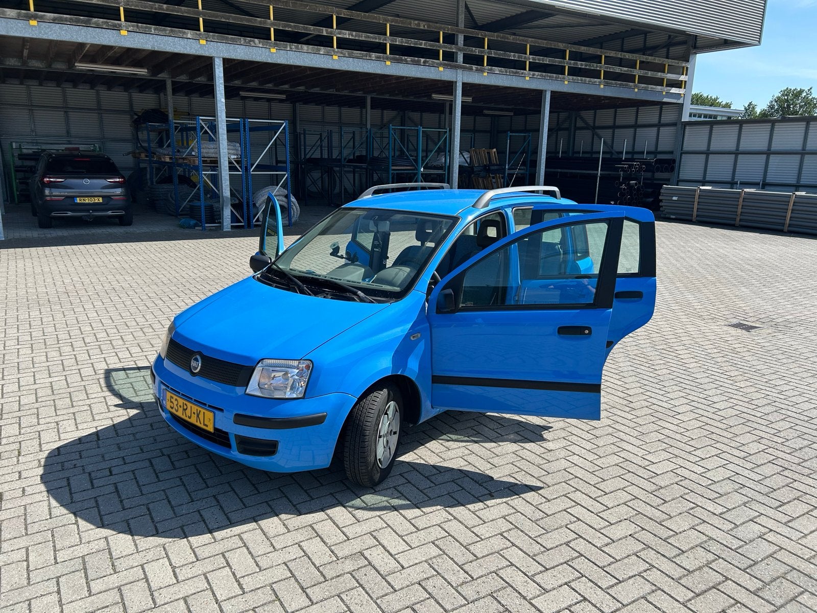Fiat Panda 1.1 40KW 2005 Blauw, Auto's, Fiat, Voorwielaandrijving, 54 pk, Origineel Nederlands, Handgeschakeld