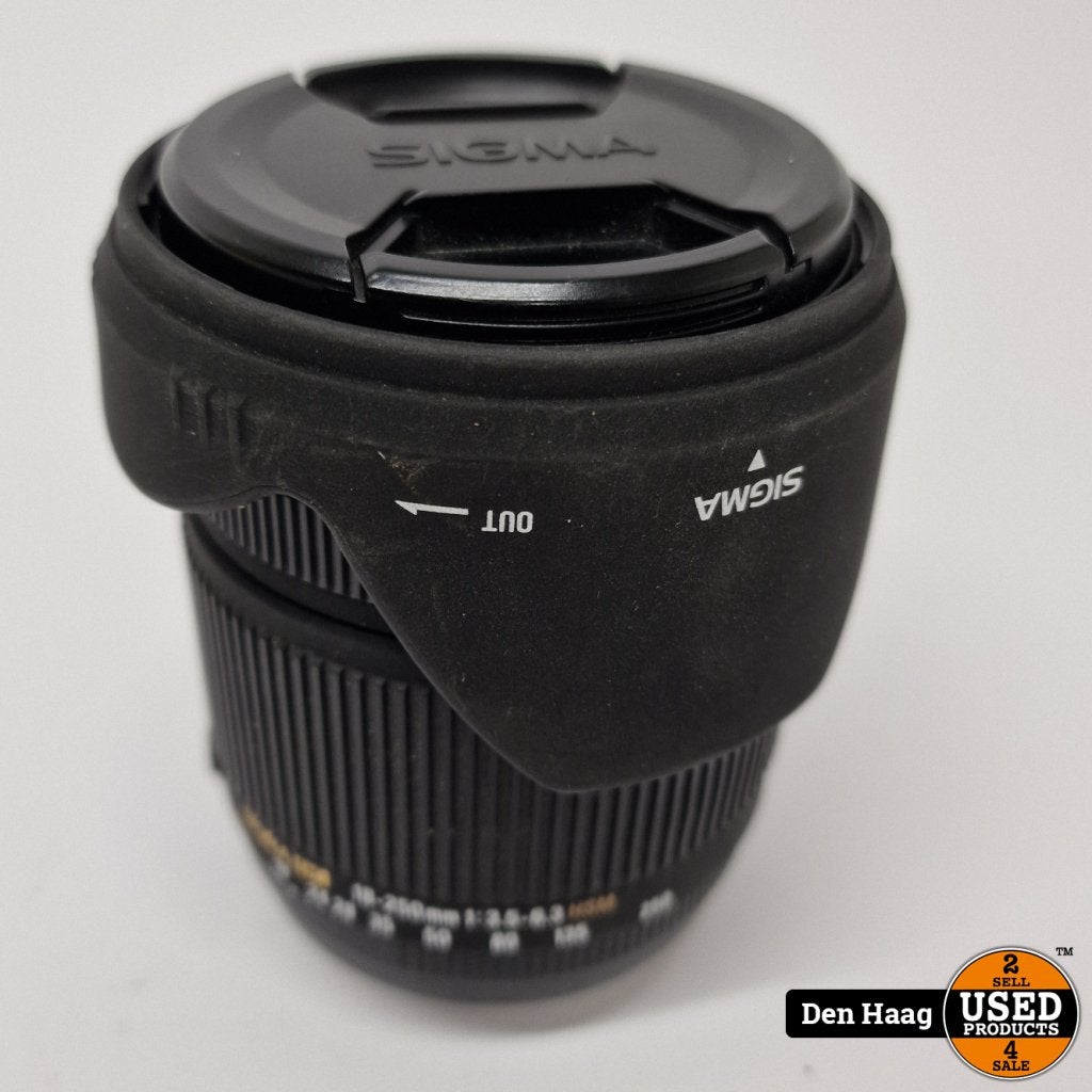 Sigma 18-250mm 1:3.5-6.3 DC OS HSM lens (nikon) | nette staa, Audio, Tv en Foto, Fotografie | Lenzen en Objectieven, Sigma, Gebruikt