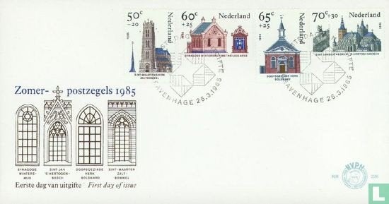 FDC E226 Zomerzegels 1985 NL onbeschreven, Ophalen of Verzenden, Nederland