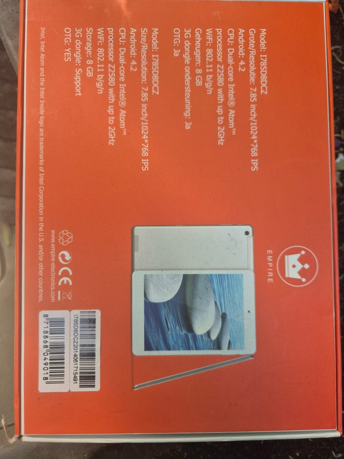 tablet nieuw in doos, Computers en Software, Android Tablets, Ophalen, Nieuw, 10 inch, 16 GB