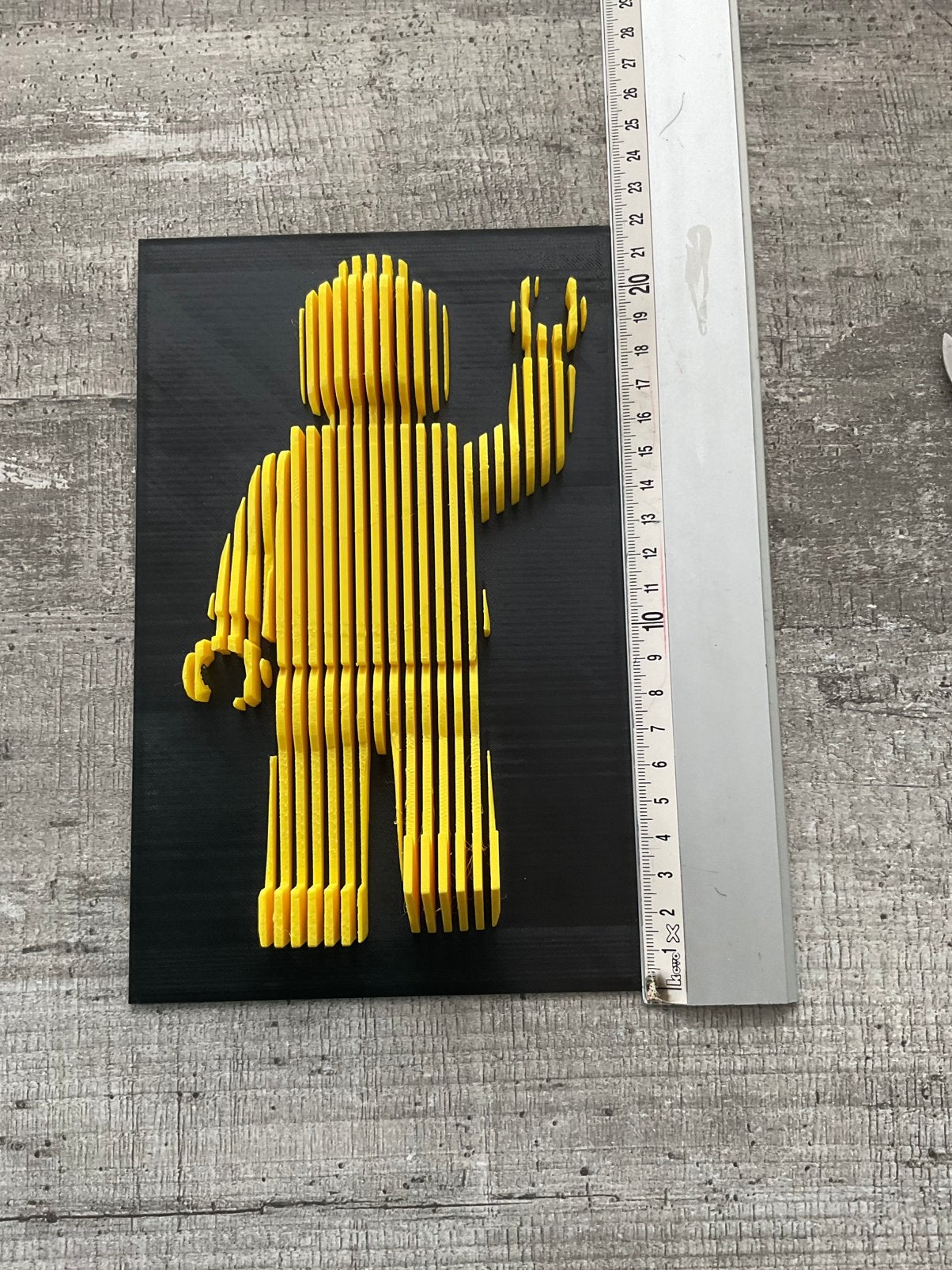 Decoratie : “ mannetje in legostijl”, Ophalen of Verzenden, Zo goed als nieuw