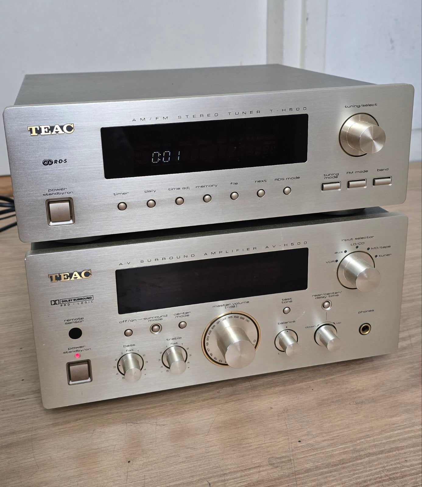 Teac AV-H500 Versterker en T-H500 Tuner Set, Ophalen of Verzenden