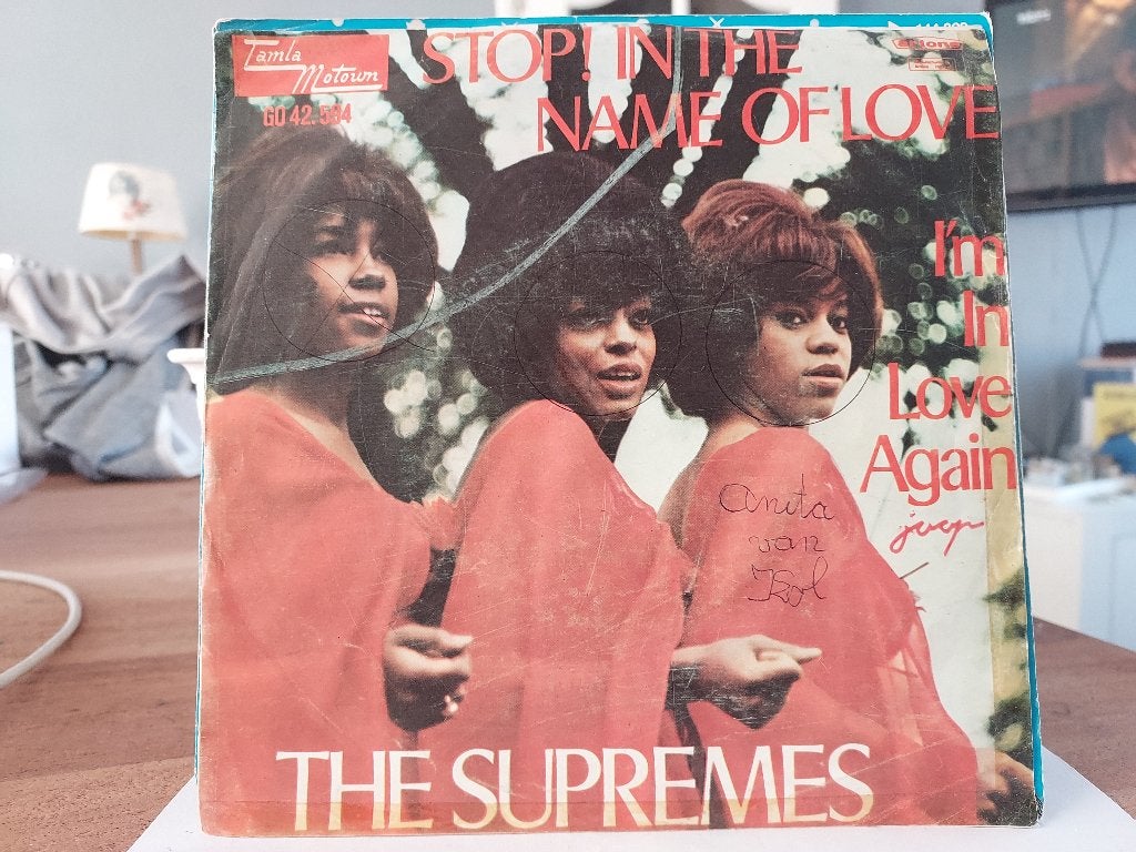 7" Single Supremes - Stop In The Name Of Love / I'm In Love, Gebruikt, 7 inch, Ophalen of Verzenden, Pop