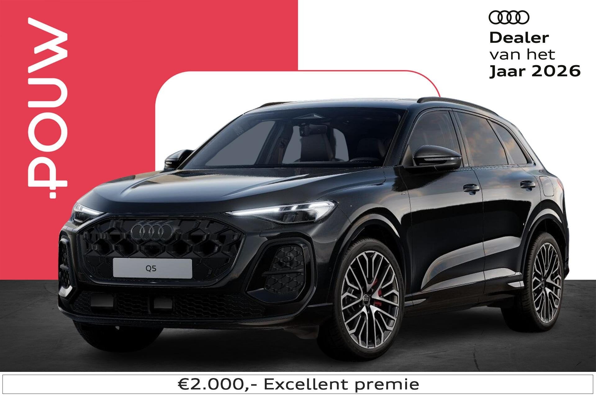 Audi Q5 2.0 e-hybrid 367pk quattro S edition Competition | 2, Auto's, Audi, Automaat, 12 maanden, 4 cilinders, 150 min