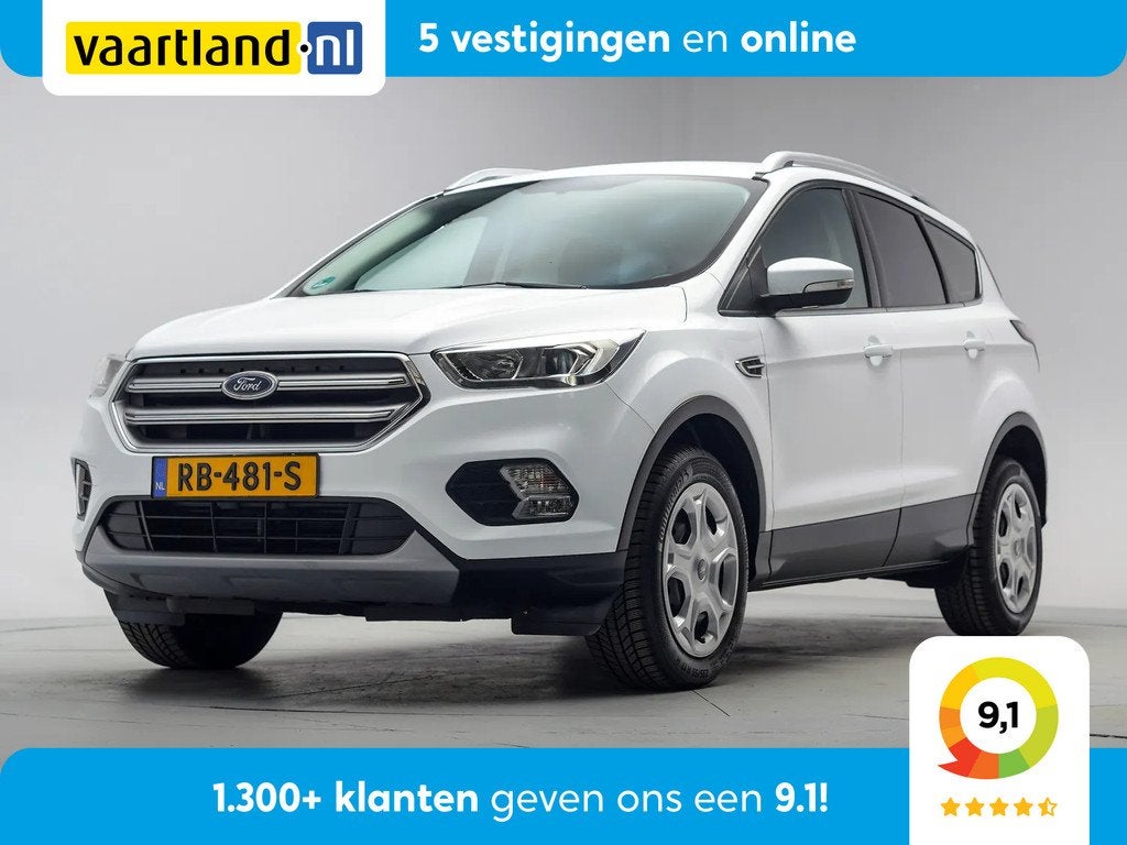 Ford Kuga 1.5 EcoBoost Trend Ultimate [ Navi Camera Clima ], Auto's, 1479 kg, 4 cilinders, Wit, Origineel Nederlands