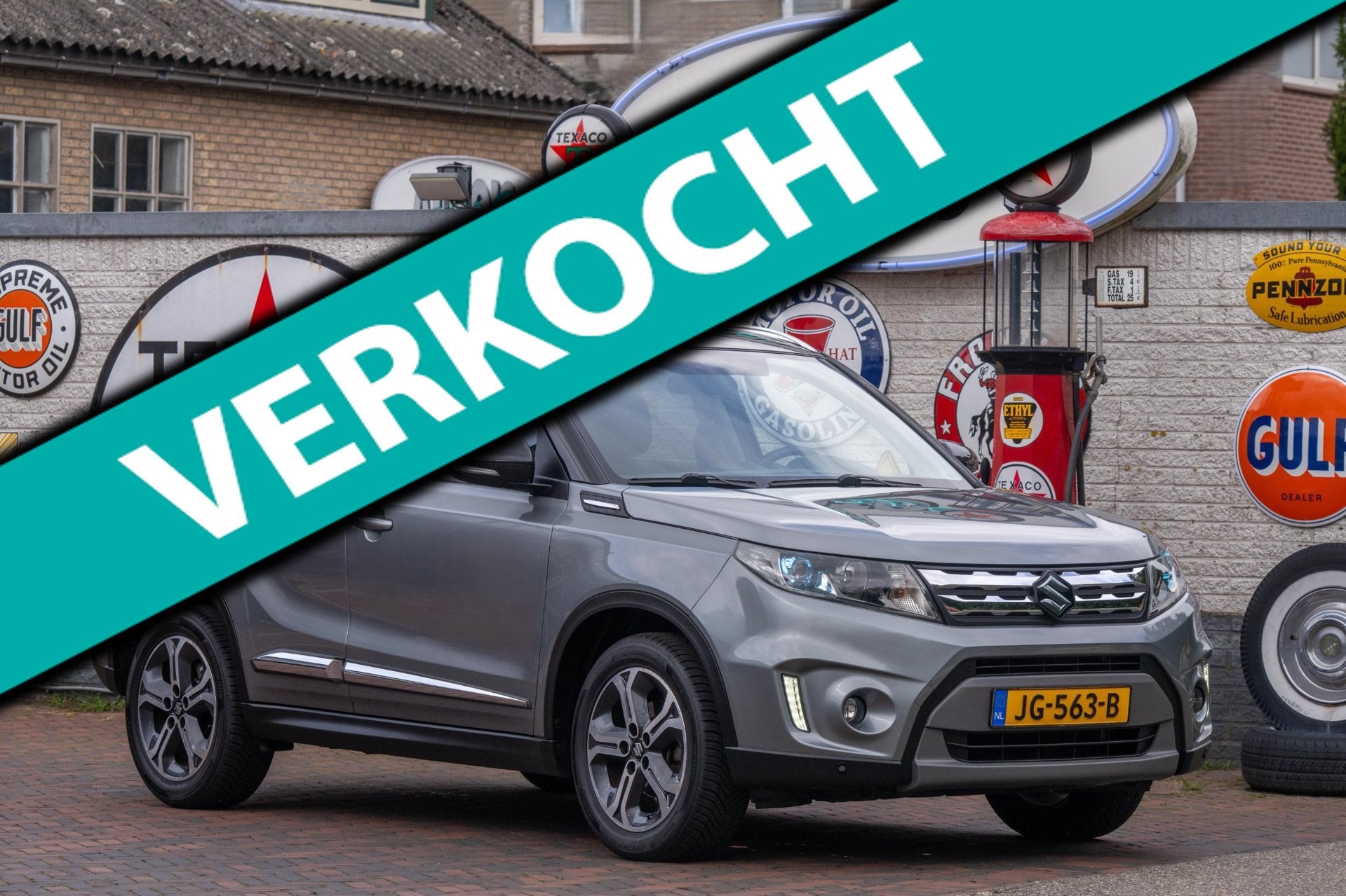 Suzuki Vitara 1.6 High Executive Automaat Clima Pano +NAP NL, Auto's, Dealer onderhouden, Gebruikt, Euro 6, 400 kg