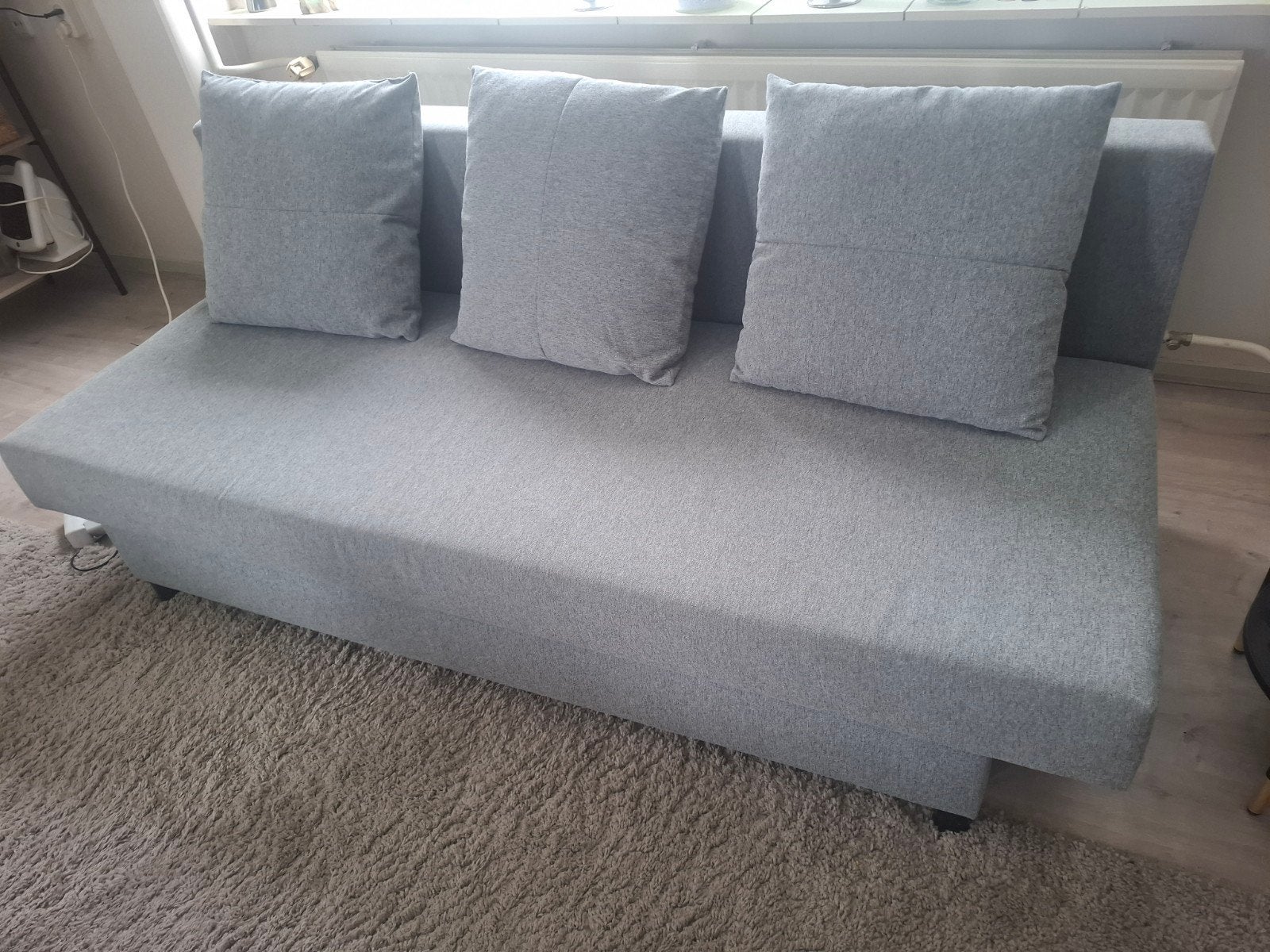 Ikea slaapbank (Älvdalen) goede staat, Ophalen, Zo goed als nieuw, Tweepersoons, 140 cm