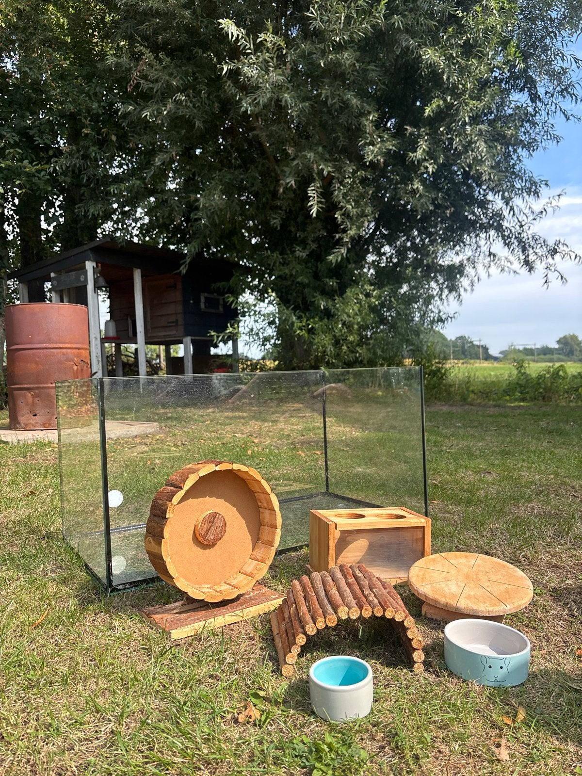 hamsterhok, glas, Ophalen, Gebruikt, Overige typen