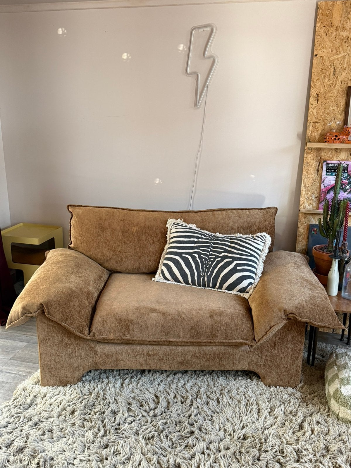 NOUS Living Woodstock Loveseat, Ophalen, Eenpersoons, Jaren 70 stijl, 75 tot 100 cm