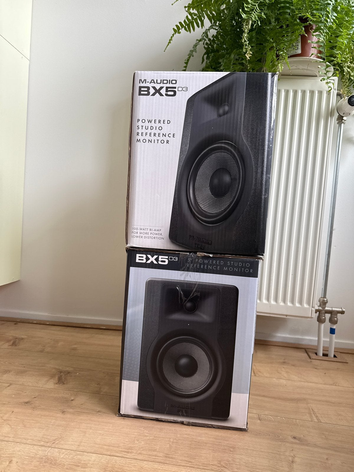 M-Audio BX5 D3 Powered Studio Referentie Monitor (per stuk), Studiomonitor, Nieuw, 60 tot 120 watt, Basreflex