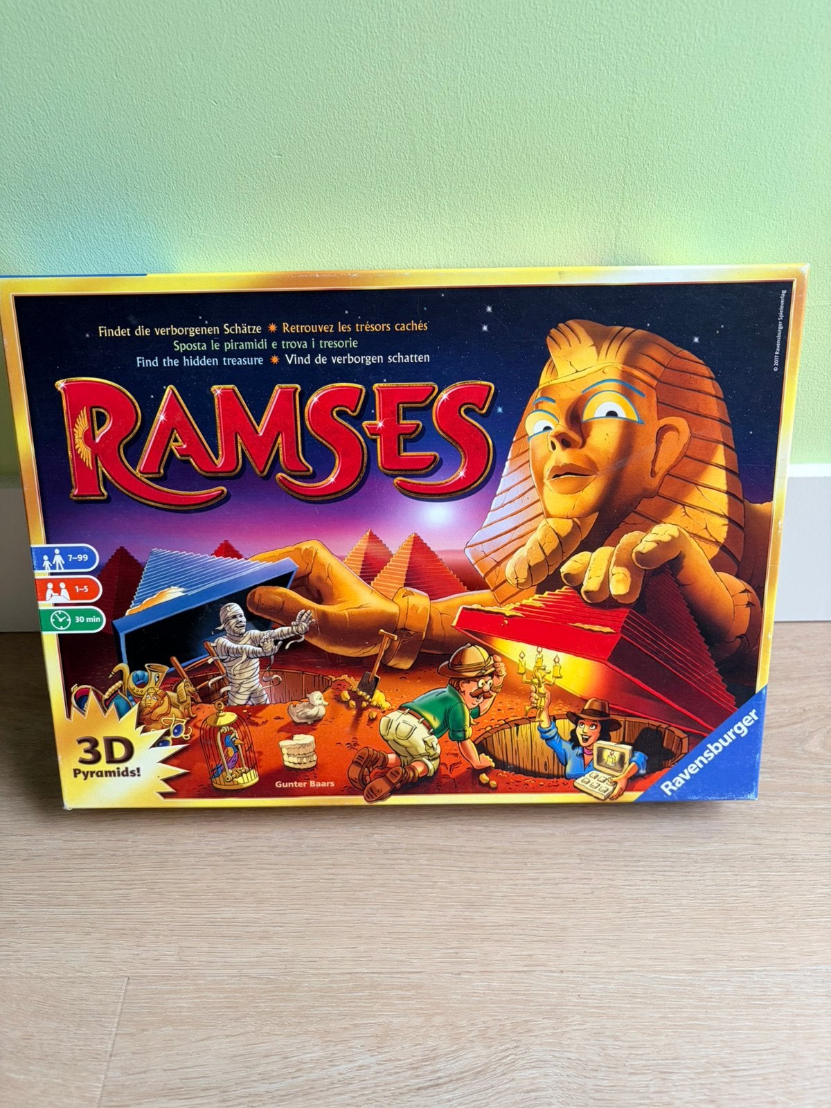 Ramses 3D-spel, Drie of vier spelers, Ophalen of Verzenden, Gebruikt