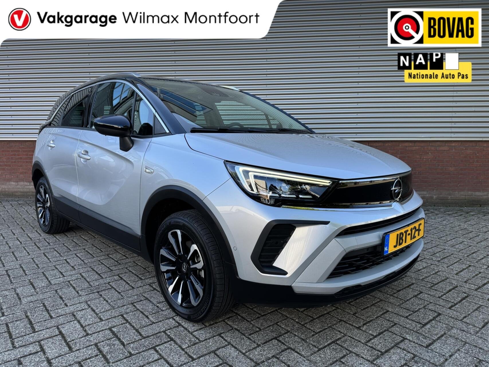 Opel Crossland 1.2 Turbo Elegance|Pano|Camera|Carplay|Cruise, Auto's, Gebruikt, 1199 cc, Met garantie (alle), Bedrijf