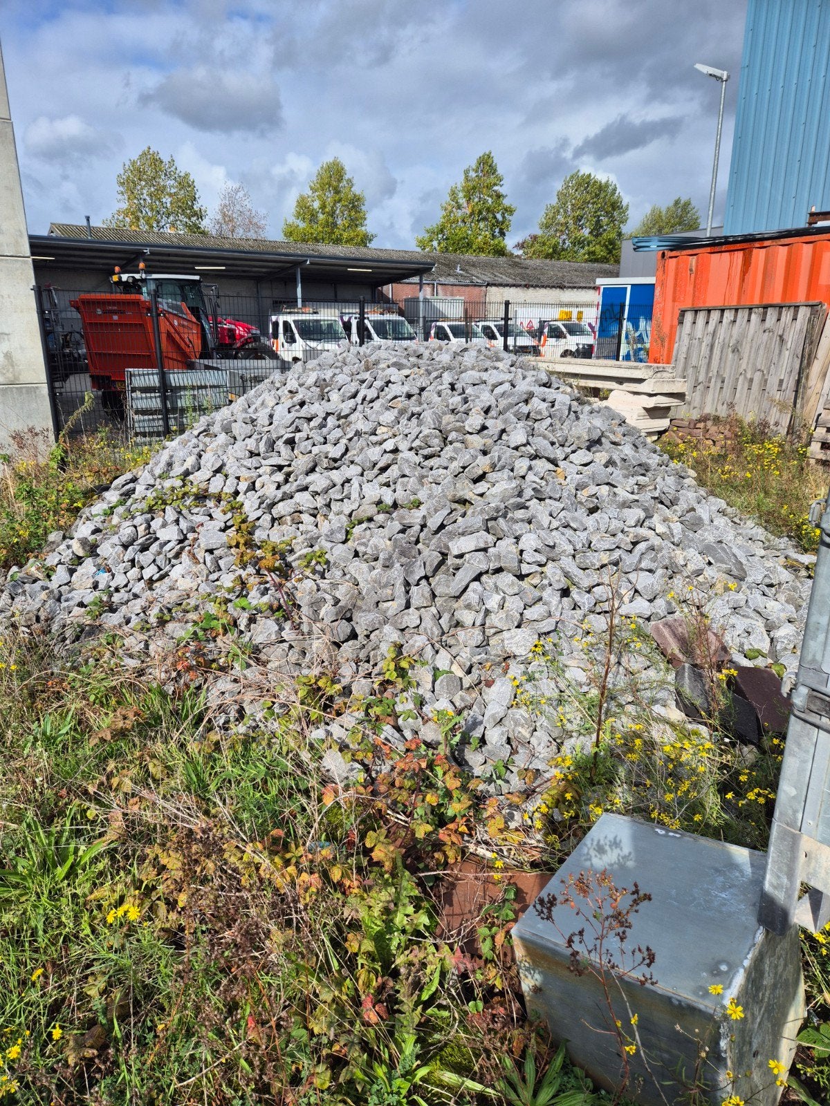 Grote partij grijze rotsen/keien voor tuin of landschap, Ophalen, Overige materialen, Gebruikt, Kei