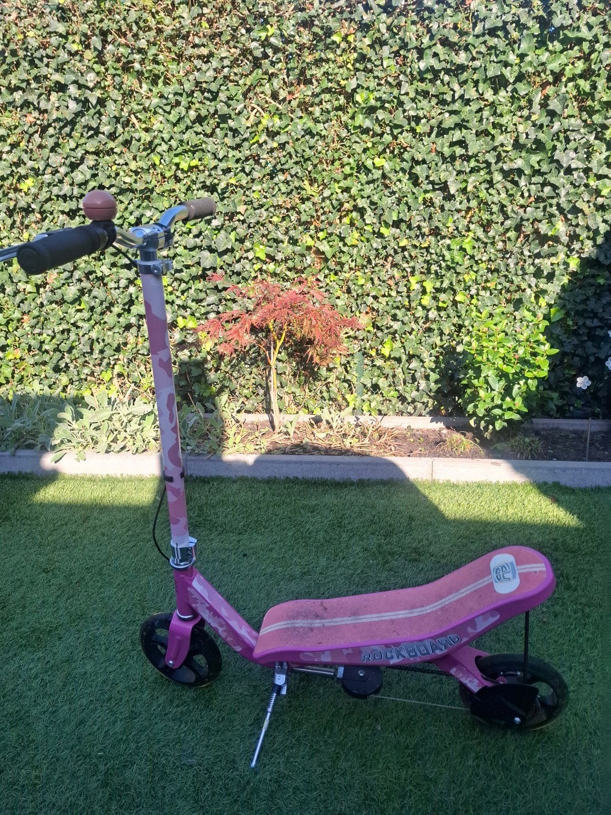 Roze Rockboard Spacescooter - Weinig gebruikt, Fietsen en Brommers, Ophalen, Gebruikt, Overige typen, Rockboard