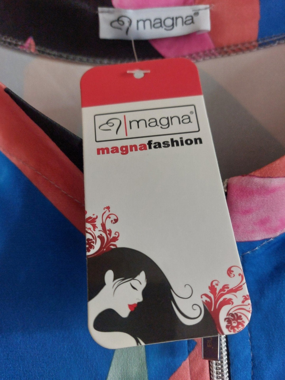 Magna Fashion Tuniek/Jurk Maat 52/54 - Nieuw met label, Meerkleurig, Blouse of Tuniek, Nieuw, Ophalen of Verzenden