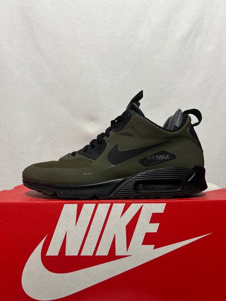 ALS NIEUW! Maat 42,5 - Nike Air Max 90 Mid Winter Dark Loden, Overige kleuren, Verzenden, Nike, Nike