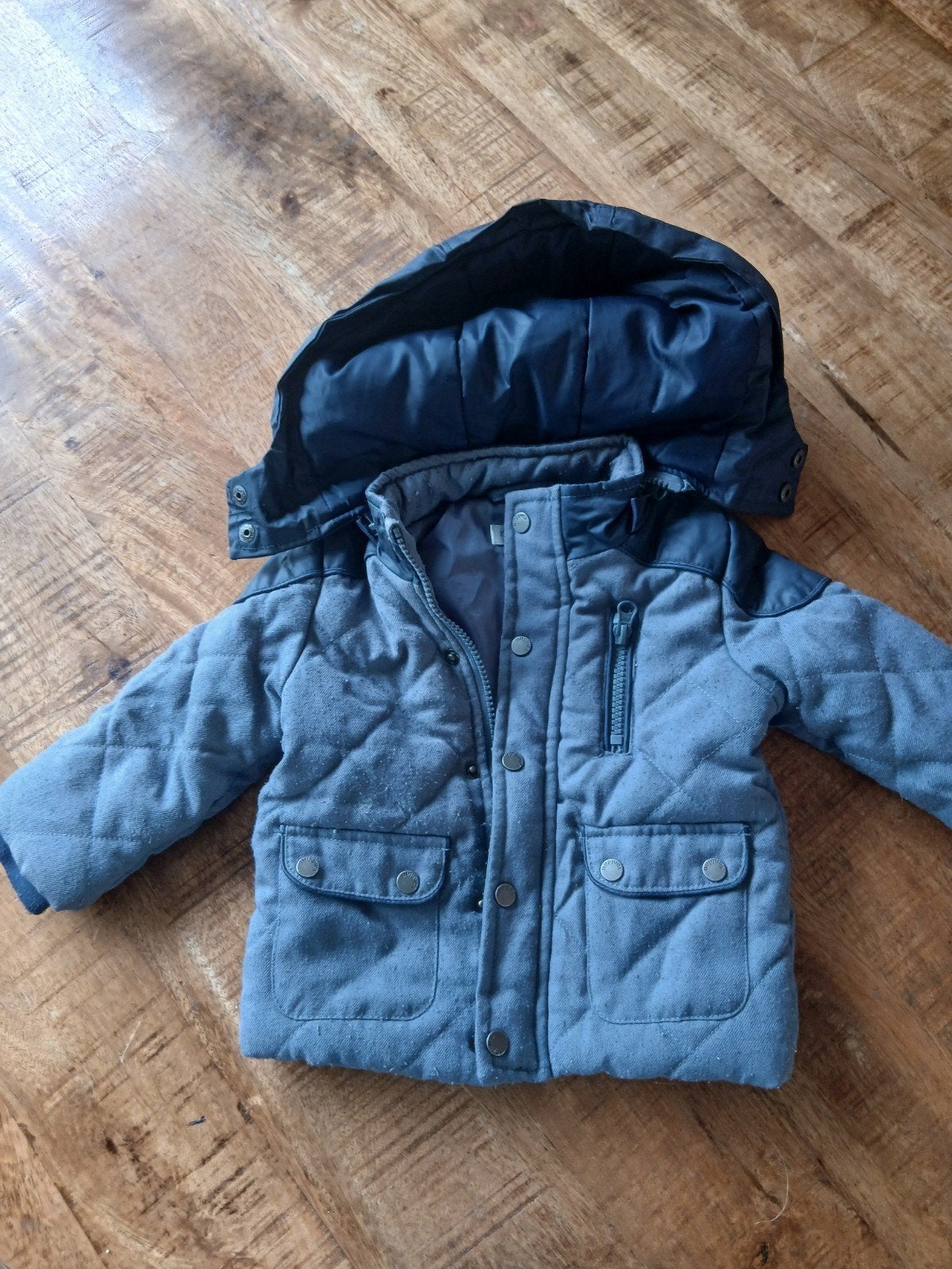 Noppies winterjas maat 74 - Ziet er weer als nieuw uit!, Gebruikt, Jongetje of Meisje, Ophalen of Verzenden, Jasje
