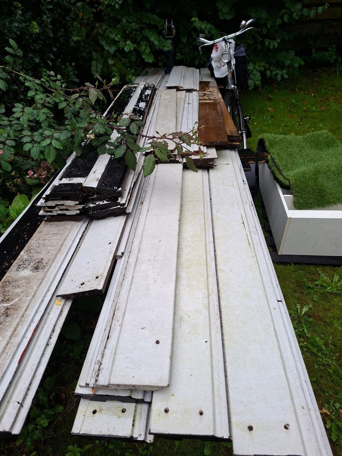 gratis red cedar planken, Doe-het-zelf en Verbouw, Hout en Planken, Gebruikt, Ophalen of Verzenden, Balk, Overige houtsoorten