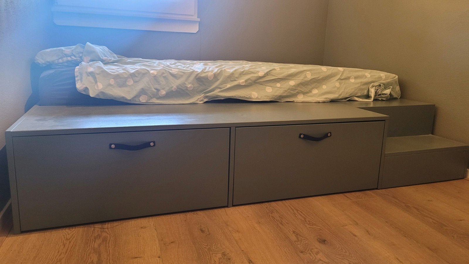 Bed vtwonen stage, Ophalen, 180 cm of meer, 85 tot 100 cm, Lattenbodem