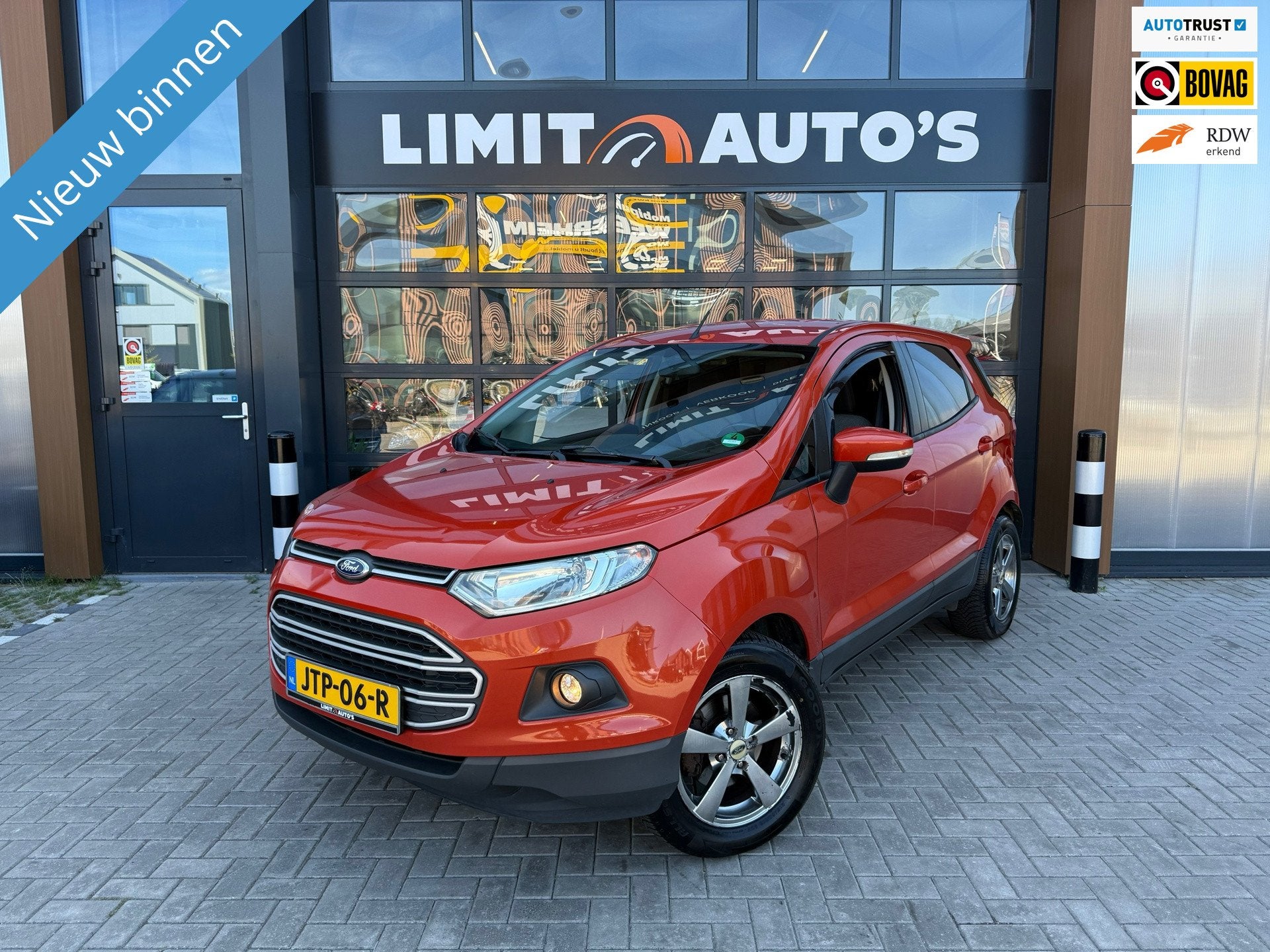 Ford ECOSPORT 1.5 Ti-VCT Titanium/Aut/Airco/Elek.Ramen/Pdc/L, Euro 6, Leder en Stof, 112 pk, SUV of Terreinwagen