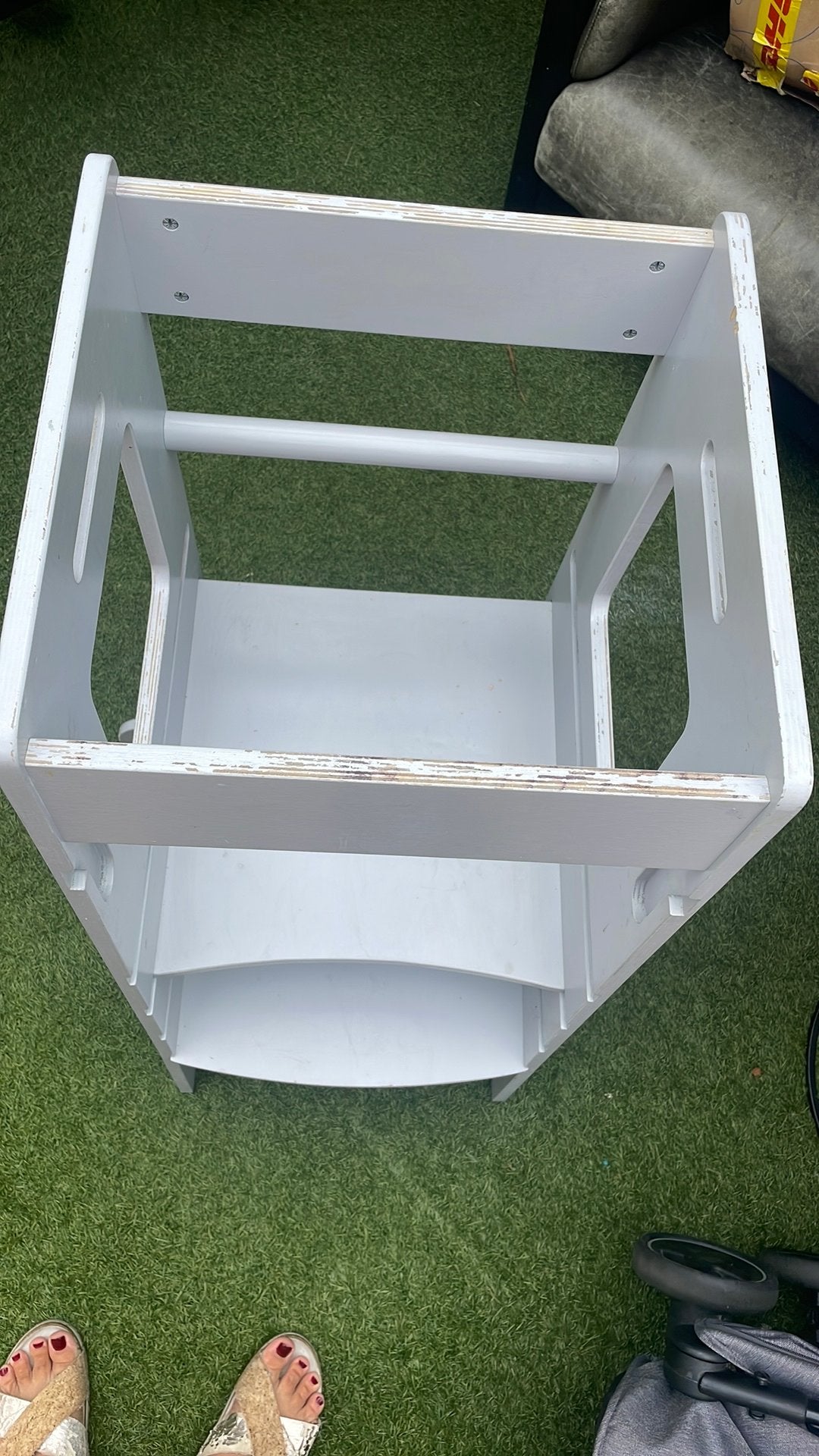 Wooden Learning tower, Ophalen, Gebruikt, Doos, Minder dan 35 cm