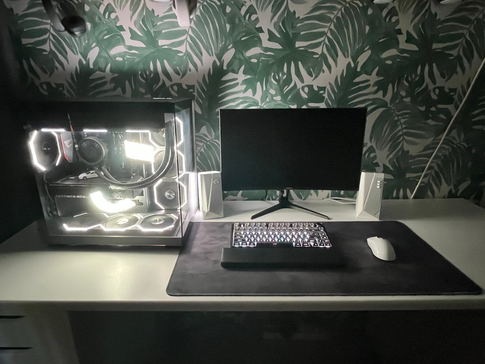 Complete Gaming Setup: PC, Monitor, Toetsenbord, Muis, Speak, Ophalen, Gebruikt, Met monitor, Gaming