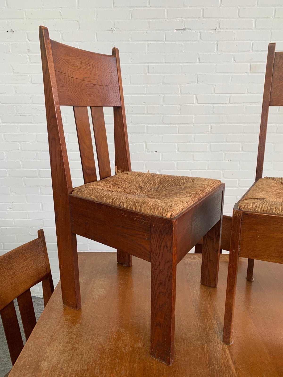 Stoel zes Haagse school Amsterdamse school stoelen, Verzenden, Zo goed als nieuw, Eén