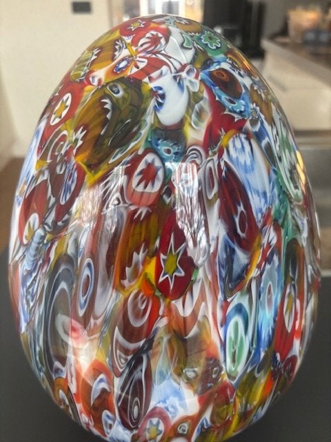 Murano Ilu di Vetro Millefiori tafellamp, Ophalen, Overige merken, Vintage, Meerkleurig