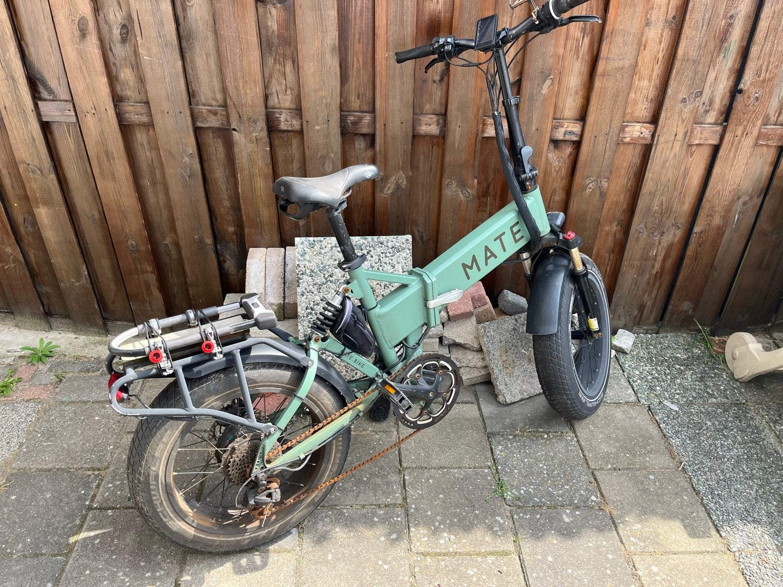 MATE X elektrische vouwfiets - Tijdje niet gebruikt, Fietsen en Brommers, Elektrische fietsen, Gebruikt, Minder dan 47 cm, 30 tot 50 km per accu